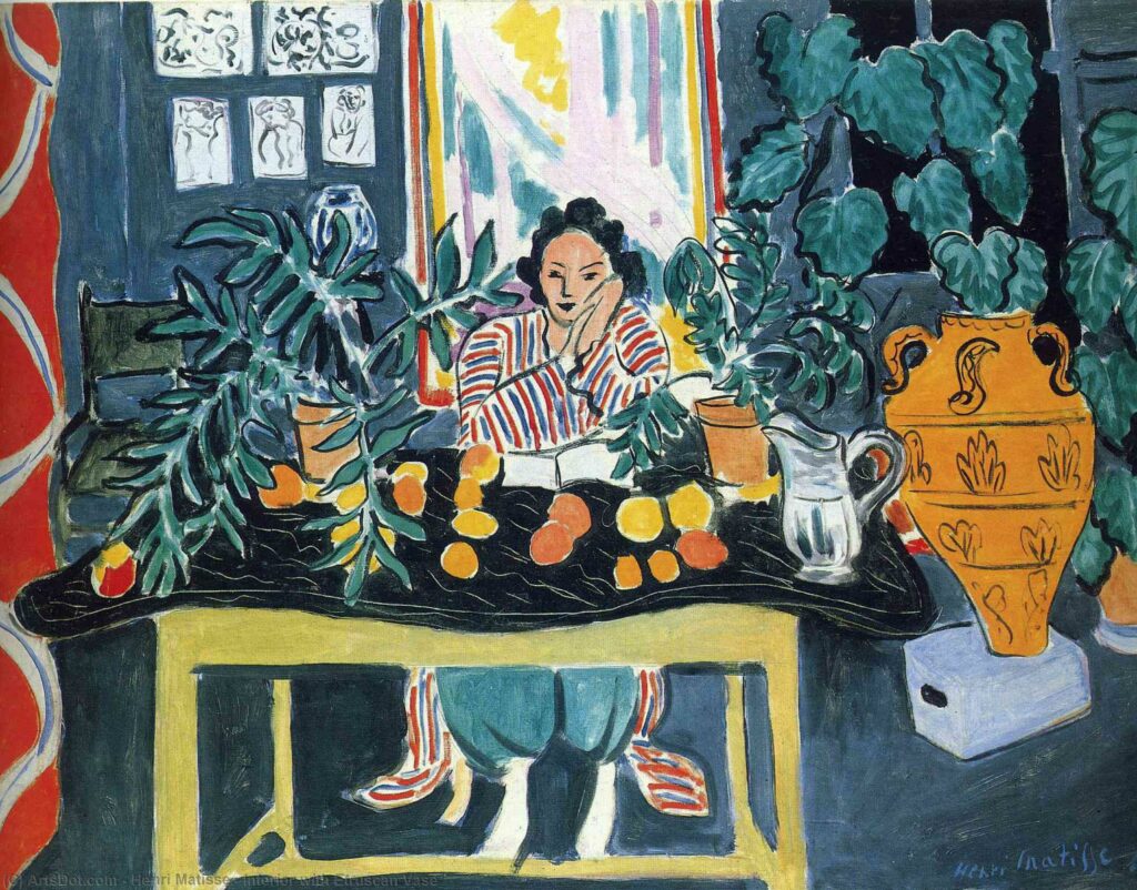 Kit peinture à numéros - « Odalisque, Matisse »
